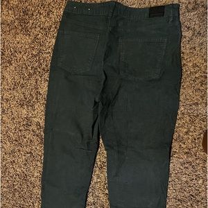 Dark green couderoy mom jeans